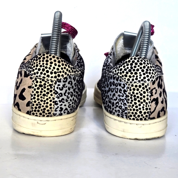 p448 zebra print sneaker with pink laces size 39 - Picture 4 of 8